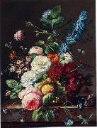 unknow artist Floral, beautiful classical still life of flowers 08 oil on canvas